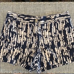 Loft Linen & Cotton Printed Shorts **